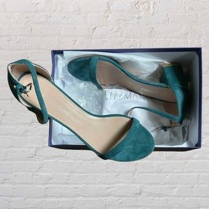Stuart Weitzman Suede Block Heel